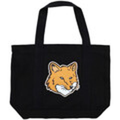 Bolso de mano Tote Bag Fox Head negro para mujer - Maison Kitsuné - Modalova