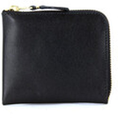 Cartera Comme Des Garçons Wallet Sobre rectangular de cuero negro para hombre - Comme Des Garcons - Modalova