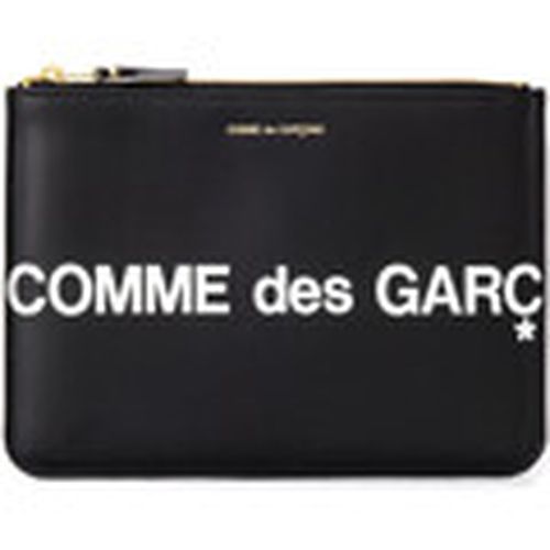 Cartera Comme Des Garçons Wallet Sobre Logotipo enorme en cuero para hombre - Comme Des Garcons - Modalova