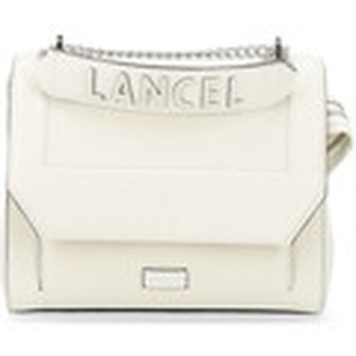 Bolso Lancel Ninon M Flap Bag Blanco Nieve para mujer - Lancel Paris 1876 - Modalova