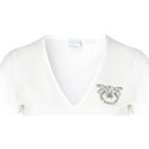 Tops y Camisetas Camiseta blanco con logotipo brillante para mujer - Pinko - Modalova