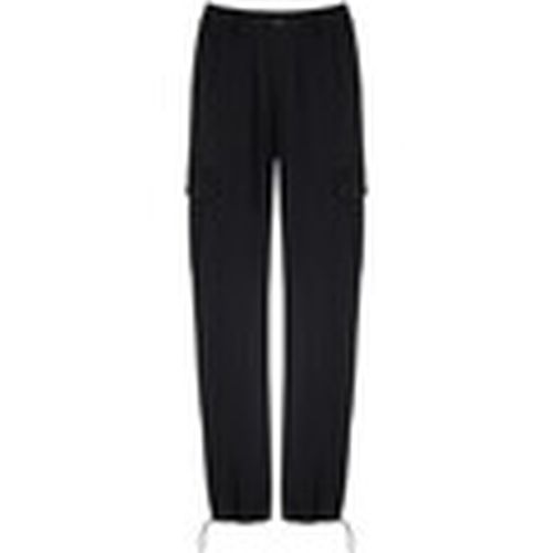 Pantalones Pantalón cargo de jersey negro para mujer - Twin Set - Modalova