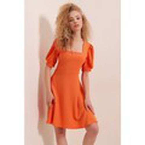 Vestido largo Vestido de punto con cuello cuadrado para mujer - Mt Clothes - Modalova