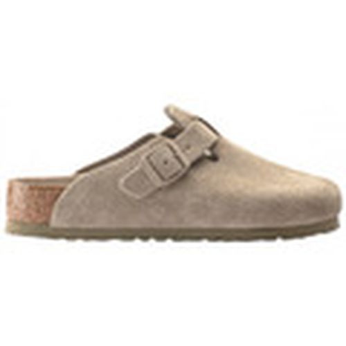 Mocasines Boston Suede Leather Faded Kaki para mujer - Birkenstock - Modalova