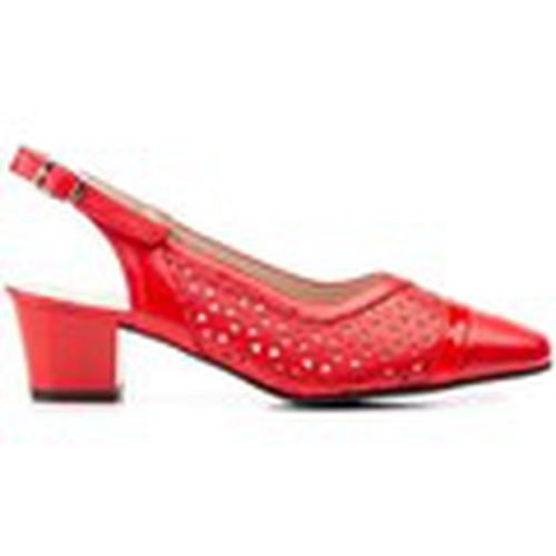 Zapatos de tacón Salones destalonados de piel roja by CBP para mujer - Cbp - Conbuenpie - Modalova