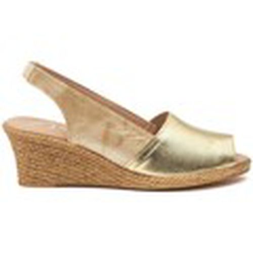 Sandalias Sandalias de piel doradas con cuña by CBP para mujer - Cbp - Conbuenpie - Modalova