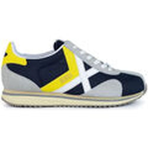 Deportivas Moda Sapporo 8350174 Marino/Amarillo para hombre - Munich - Modalova