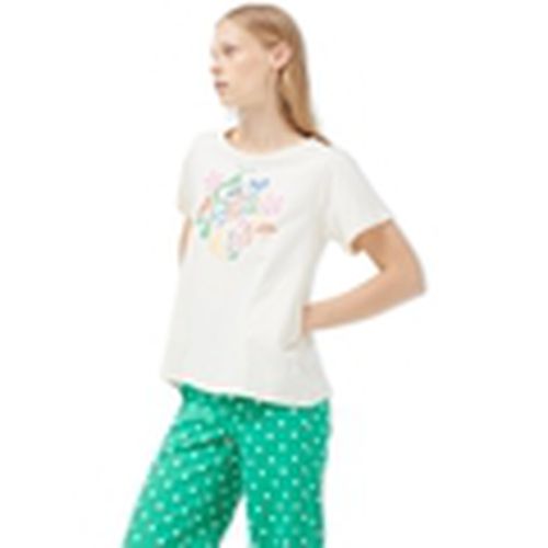 Jersey COMPAÑIA FANTÁSTICA T-Shirt 42011 - White/Green para mujer - Compania Fantastica - Modalova