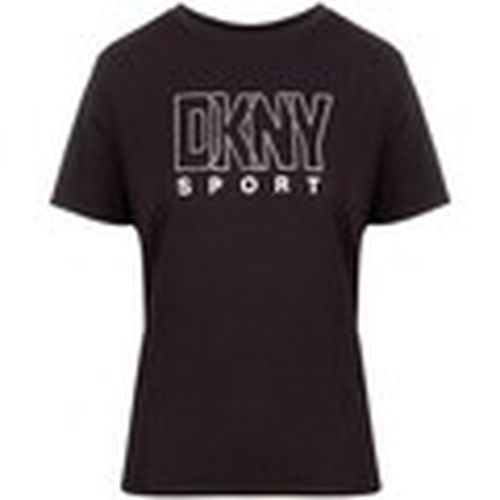 Blusa - Camiseta Con Logo Aperlado para mujer - Dkny - Modalova