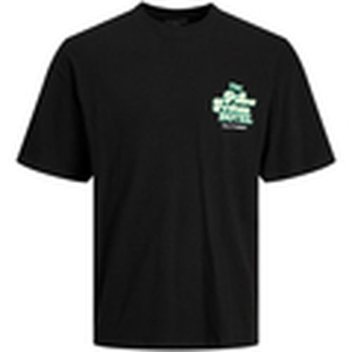 Camiseta 12254168 JORTOAST TEE SS CREW NECK TG BLACK para hombre - Jack & Jones - Modalova