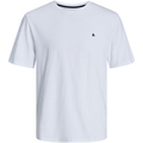 Camiseta 12253778 JJEPAULOS TEE SS CREW NECK NOOS PLS WHITE para hombre - Jack & Jones - Modalova