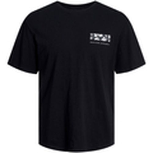 Camiseta 12249187 JJGURU TEE SS O-NECK BLACK para hombre - Jack & Jones - Modalova