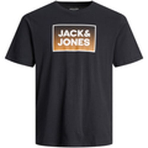 Camiseta 12249331 JJSTEEL TEE SS CREW NECK DARK NAVY para hombre - Jack & Jones - Modalova