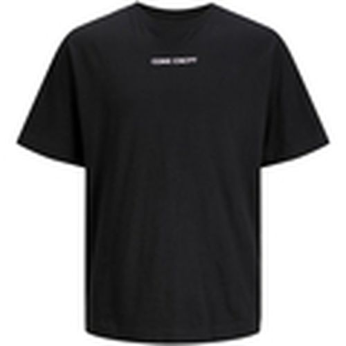 Camiseta 12253378 JCOSTAGGER TEE SS CREW NECK BLACK para hombre - Jack & Jones - Modalova