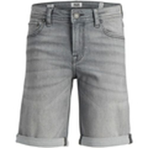 Short 12257396 JJIRICK JJIORIGINAL SHORTS MF 926 SN MNI GREY DENIM para hombre - Jack & Jones - Modalova