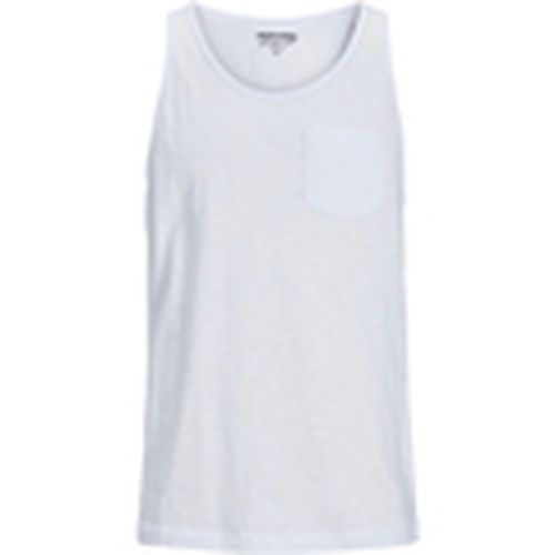 Camiseta tirantes 12252180 JORTAMPA SLUB TANK TOP BRIGHT WHITE para hombre - Jack & Jones - Modalova