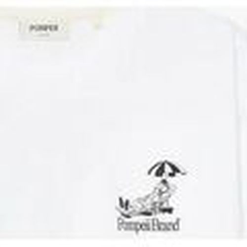 Camiseta Camiseta Blanca Pompeii Sun Bathing Emil para hombre - Pompeii Brand - Modalova