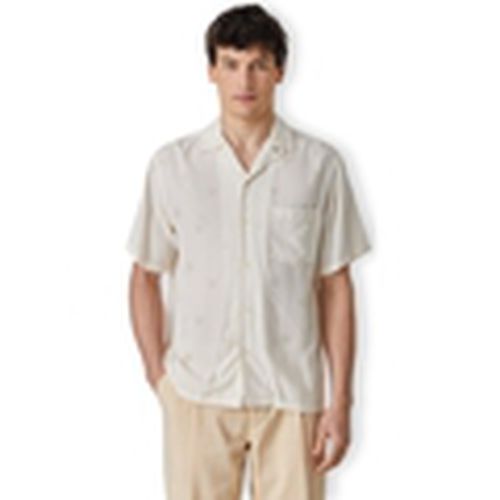 Camisa manga larga Modal Dots Shirt - White para hombre - Portuguese Flannel - Modalova