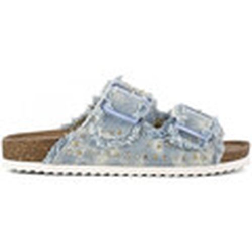 Sandalias Two buckle denim sandal para mujer - Colors of California - Modalova