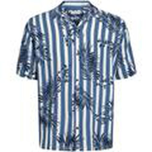 Camisa manga larga 12247759-Ensign Blue para hombre - Jack & Jones - Modalova