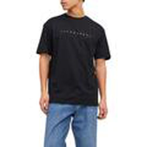 Camiseta 12234746-Black para hombre - Jack & Jones - Modalova