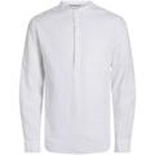 Camisa manga larga 12251025-Bright Whit para hombre - Jack & Jones - Modalova