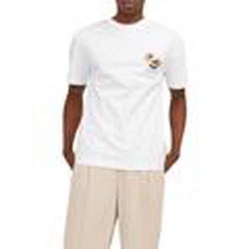Camiseta 12252175-Bright Whit para hombre - Jack & Jones - Modalova