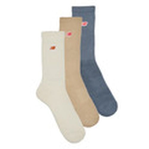 Calcetines PATCH LOGO CREW SOCKS 3 PACK para mujer - New Balance - Modalova