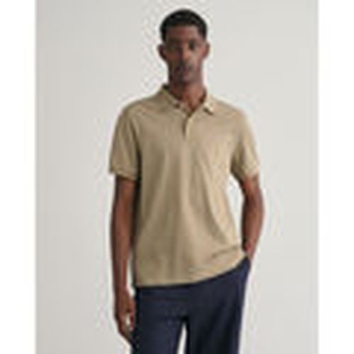 Tops y Camisetas Polo Shield de piqué de algodón de corte regular para hombre - Gant - Modalova