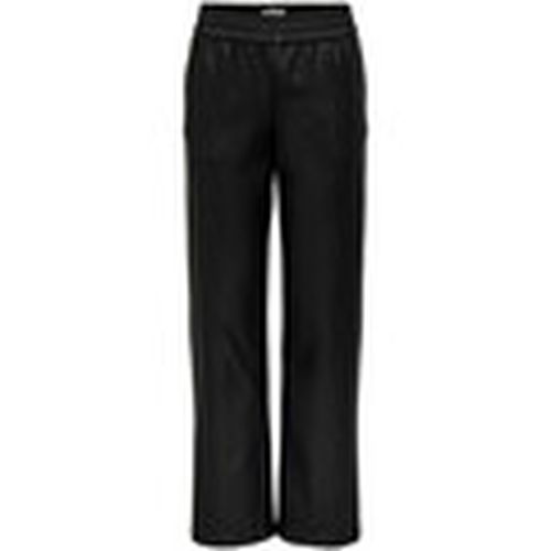 Pantalones ONLPOPSTAR MW WIDE COATED PNT NOOS - 15267810 para mujer - Only - Modalova