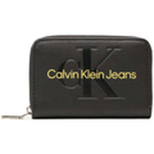 Cartera SCULPTED MED ZIP AROUND MONO K60K607229 para mujer - Calvin Klein Jeans - Modalova
