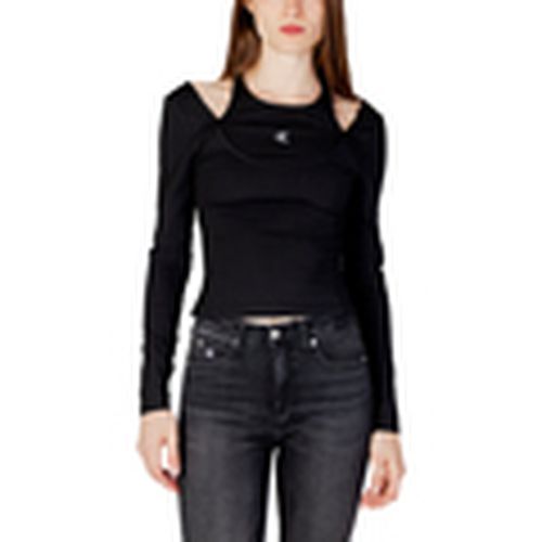Camiseta manga larga DOUBLE LAYER MILANO J20J221416 para mujer - Calvin Klein Jeans - Modalova