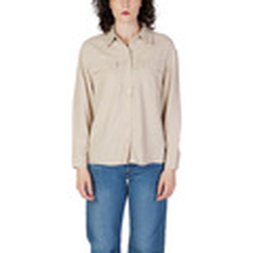 Camisa ONLCARO L/S OVS LINEN BL SHIRT CC PNT 15278795 para mujer - Only - Modalova