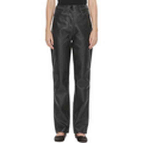 Pantalón fluido FAUX LEATHER HIGH J20J222552 para mujer - Calvin Klein Jeans - Modalova