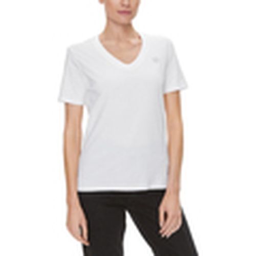 Camiseta EMBRO BADGE V-NEC J20J222560 para mujer - Calvin Klein Jeans - Modalova