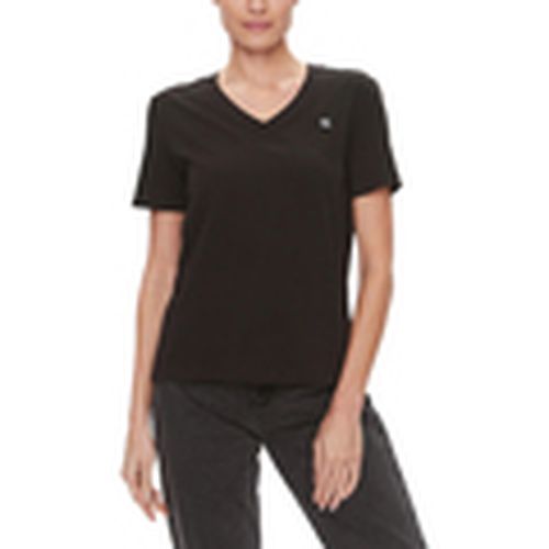 Camiseta EMBRO BADGE V-NEC J20J222560 para mujer - Calvin Klein Jeans - Modalova
