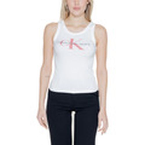 Camiseta tirantes ARCHIVAL MONOLOGO J20J223160 para mujer - Calvin Klein Jeans - Modalova