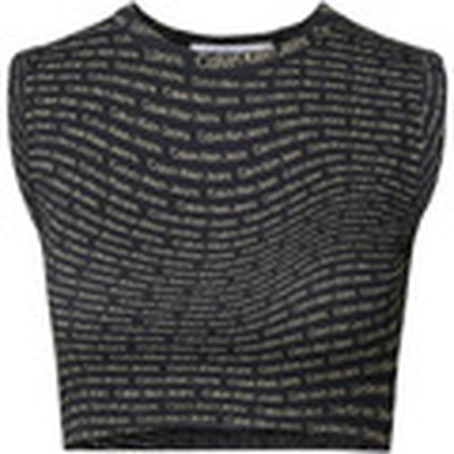 Camiseta tirantes AOP CROPPED TANK J20J223163 para mujer - Calvin Klein Jeans - Modalova