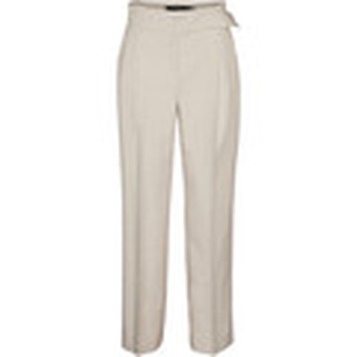 Pantalones Vmnancy Hw Straight Belt 10304626 para mujer - Vero Moda - Modalova
