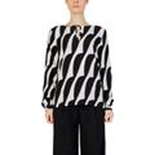 Blusa Printed roundneck blouse w tea 344437 para mujer - Street One - Modalova