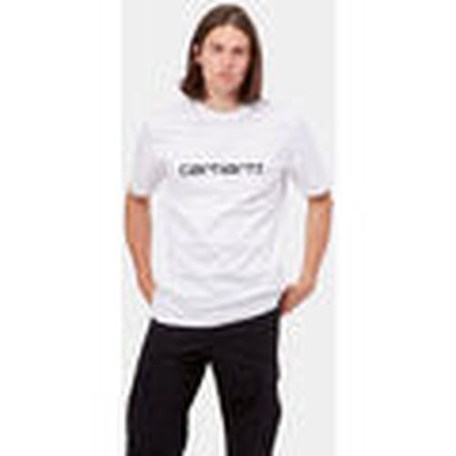Camiseta Camiseta blanca S/S Script T-Sh para hombre - Carhartt - Modalova