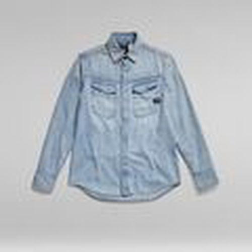 Camisa manga larga D23616-D252 SLIM DENIM-G342 SUN FADED BLUE MIST para hombre - G-Star Raw - Modalova