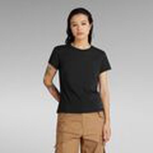 Tops y Camisetas D24499-4107 FRONT SEAM R T-6484 BLACK para mujer - G-Star Raw - Modalova