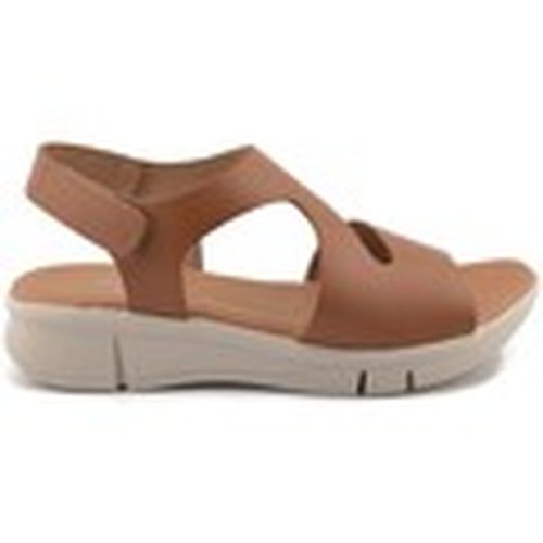 Sandalias Sandalias de piel marrones para mujer - Cbp - Conbuenpie - Modalova