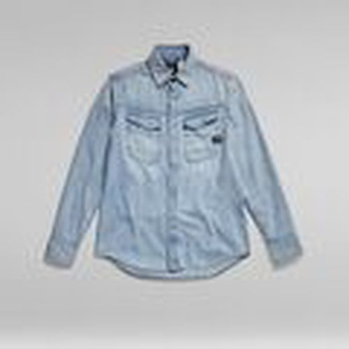 Camisa manga larga D23616-D252 SLIM DENIM-G342 SUN FADED BLUE MIST para hombre - G-Star Raw - Modalova