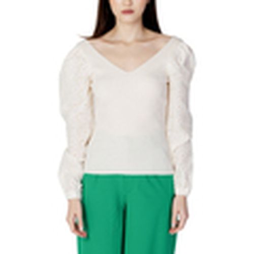 Jersey ONLNADIA LS WOVEN MIX V-NECK KNT - 15283864 para mujer - Only - Modalova