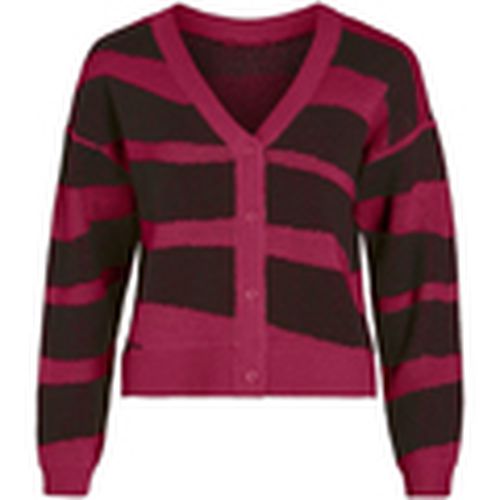 Chaqueta de punto VA REV L/S JACQUARD KNIT CARDIGAN/PB 14087503 para mujer - Vila - Modalova