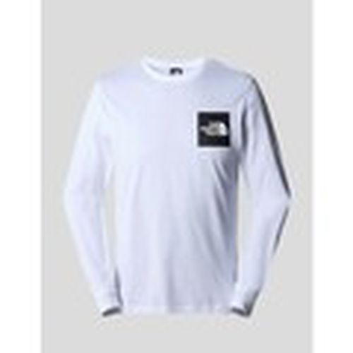 Camiseta CAMISETA FINE LS TEE TNF WHITE para hombre - The North Face - Modalova