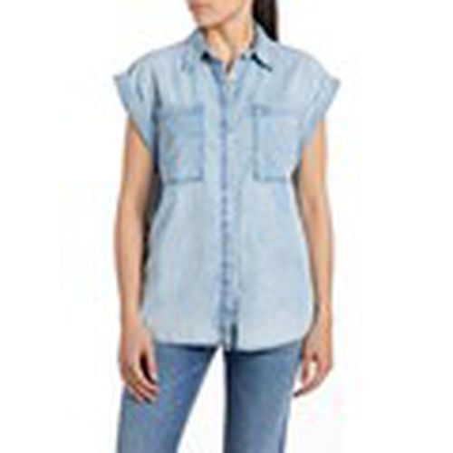 Blusa Camisa--W2364 .000.54E 67B-10 para mujer - Replay - Modalova