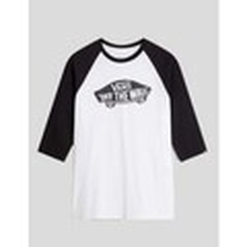 Camiseta CAMISETA STYLE 76 RAGLAN TEE WHITE/BLACK para hombre - Vans - Modalova